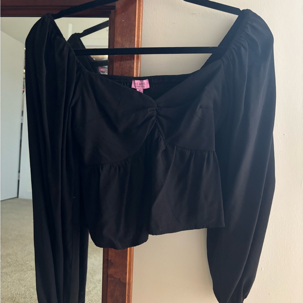 Elegant Black Women's Top